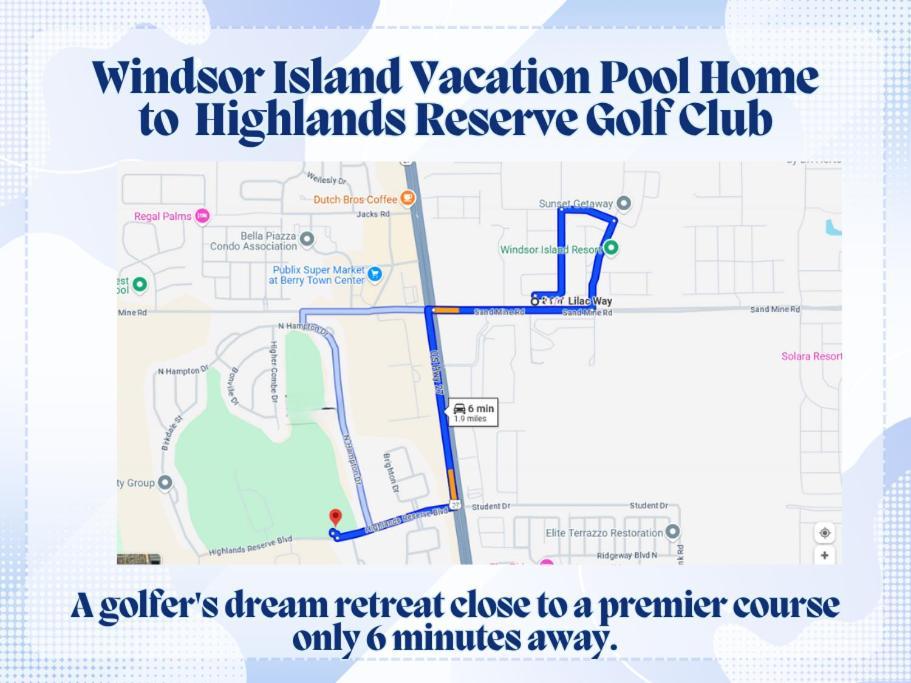 Windsor Island Vacation Pool Home Davenport Extérieur photo