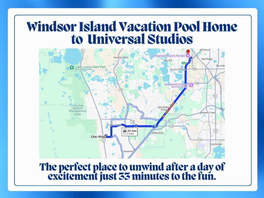 Windsor Island Vacation Pool Home Davenport Extérieur photo