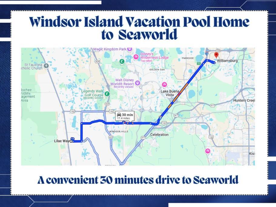 Windsor Island Vacation Pool Home Davenport Extérieur photo